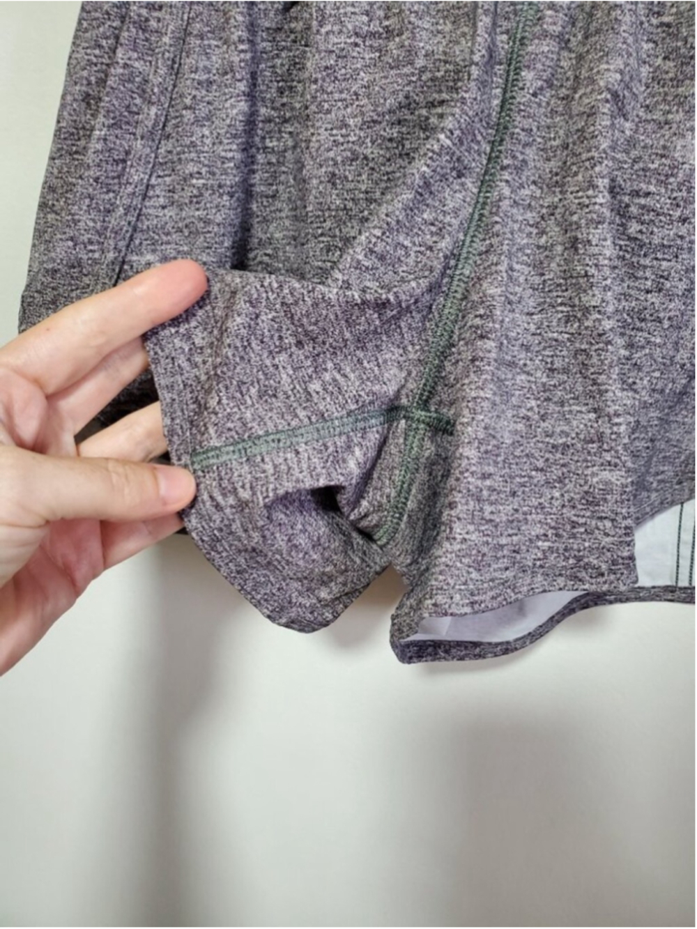 LULULEMON Tracker Short V 3.5" Heathered Black Sz 6 Running Gym Swift Athleisure - Picture 3 of 13